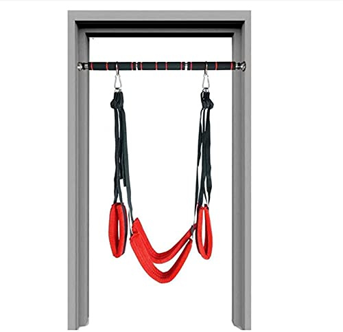 ZTHBYSB Erwachsene Indoor Sexy SM Bondage Sex Schaukel, Fetisch Decke Paare Liebesschaukeln, 360 ​​° Drehbare Swing Sex Stuhl Sex Möbel Sexspielzeug (Rot),Short
