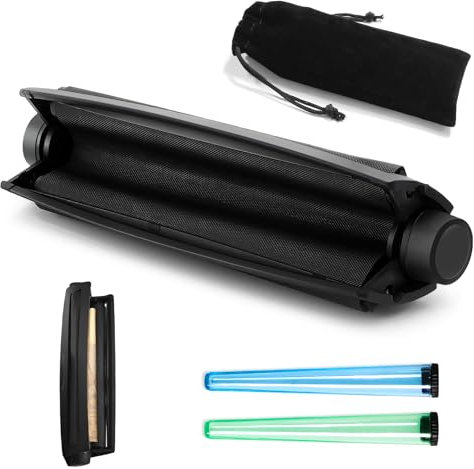 L&W Luck Joint Roller Drehmaschine Konisch,78MM-110MM Drehmaschine Zigarettenroller,Konischer Cigarette Roller,Mit JointhüLl und Tasche (110mm)