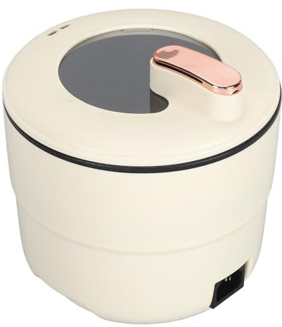 FLEXMAN Cuociriso Elettrico, Cuociriso Scalda Riso da 1,8 Litri, Pentola Elettrica a Doppi Strati Antiscottatura Antiaderente per Noodles Zuppa Stufato Cottura a Vapore