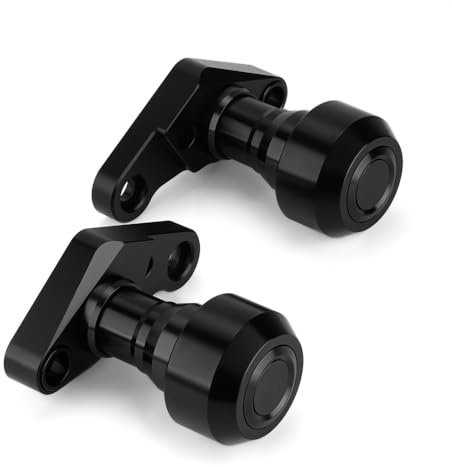Modeer Motorrad Sturzpads Kompatibel mit Ka.wasaki ZX-6R ZX6R ZX 6R 2024 2025 Rahmen Slider Sturzschutz zx6r zx 6r zx-6r zubehör (no-schwarz)