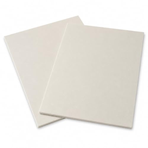 210X297mm Ceramic Fiber Gasket Paper, DIY Gasket Sealing Material For Flue Pipe Stove Chimney Glass, Fireproof Insulation Sheet, Heat Resistance Up To Approx 1260 °C(2PCS)
