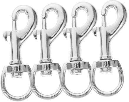 Didiseaon 4pcs Swivel Snap Hooks Clips for Flagpoles Reliable Heavy Duty Fastening for Festival Flags Windsocks Firm Attachment for Outdoor Use