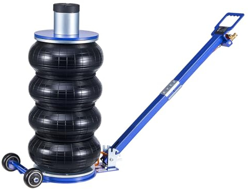 VEVOR Air Jack, 6 Ton/13227 lbs Airbag Jack, Lift Up to 26.5 inch with Heightened Column, Adjustable Handle & Thick Rubber Pad, 2-5 s Fast Lifting Pneumatic for Car, SUV, Pickup Truck Repair, Garage