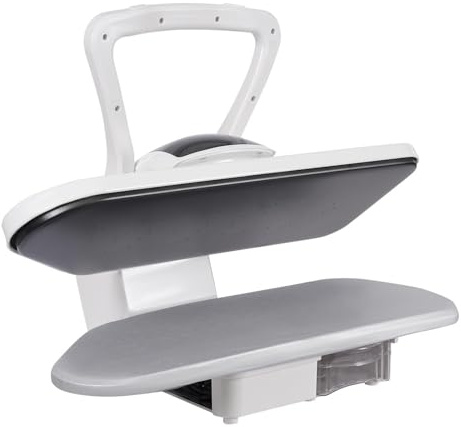 Máquina de prensa de plancha de vapor grande con pantalla táctil LED, 5 ajustes de tela, vaporizador profesional para el hogar y negocios