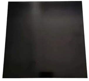 Placa de fibra de vidrio, Hoja industrial FRP de fibra vidrio FR4, tablón negro 3 mm espesor, 1 pieza(3x300x300mm)