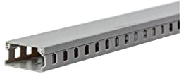 StarTech.com AD105X1 Bandeja Porta - Cable (Bandeja portacables Recta, PVC, Gris, 50 mm, 1,7 m)