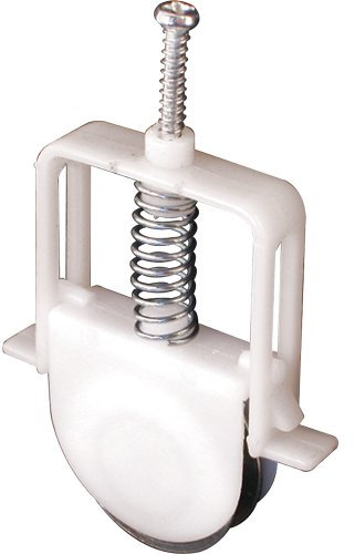 Prime-Line Products B 631 Ensamblaje de rodillo de puerta mosquitera con nailon y rueda de acero de 1 pulgada, (paquete de 2)