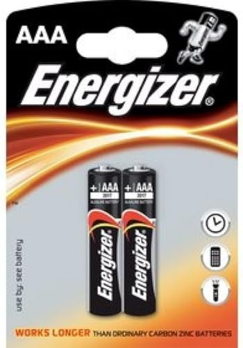 Energizer Battery Power Seal AAA LR03 2 Units (637466)