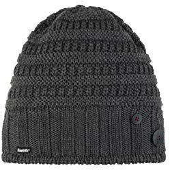 Eisbär Cullen Oversize Beanie Strickmütze Mütze Oversize-Mütze Skimütze Wintermütze Wollmütze Damen/Herren - Made in Italy Long mit Futter, Futter Winter Herbst-Winter - One Size anthrazit