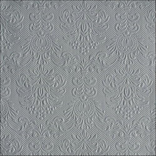 Ambiente Tovaglioli, 33 x 33 cm, mod. Elegance, GRIGIO, con stampa in rilievo