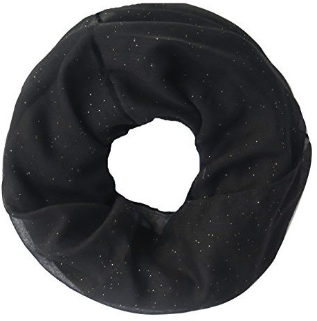 Lina & Lily Damen Loop Schal Rundschal Schlauchschal Glitzer