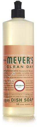 Mrs. Meyer's Geranium Liquid Dish Soap 473 ml