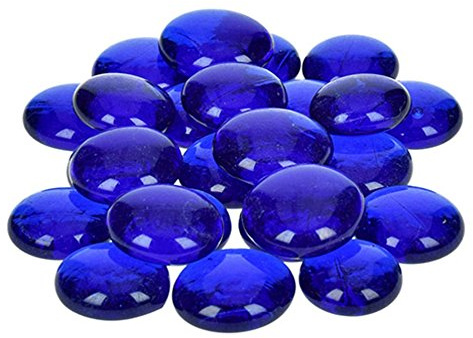 Efco 2273948 Glasnuggets, 13-15 mm, blau, 10 x 10 x 5 cm