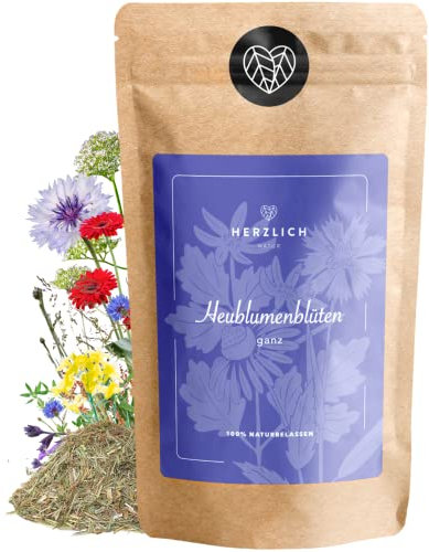Heublumen 100g - Heublumenblüten für Heublumen Sitzbad Schwangerschaft - Heublumenbad, Bade Tee, Wickel und Auflagen - zur Geburtsvorbereitung | Geburtsvorbereitung, Sitzbäder von Herzlich Natur