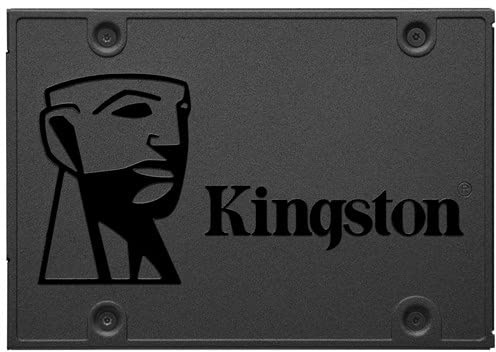Kingston SSD interno de 480 GB A400 SATA 3 de 2,5 pulgadas SA400S37/480G – Disco duro de repuesto para aumentar el rendimiento – 2 unidades