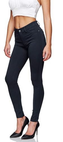 Glamexx24 Damen High Waist Skinny Hose - Stretch Slim Fit Stoffmischung Hose für Frühling, Sommer, Herbst, Winter, Jede Jahreszeit