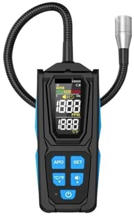 Detector de fugas halógenas de alta sensibilidad R22 R32 R134a Refrigerante HVAC Aire Acondicionado Freón Gas Prueba de Temperatura Alarma para el trabajo, hogar