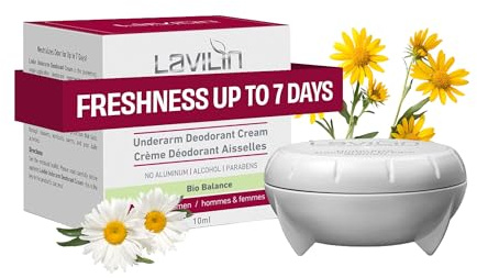 LAVILIN Underarm Deodorant Cream - Up to 7-Days Protection – The Ultimate and Different Way to Prevent Unpleasant Odors – Alcohol, Paraben & Aluminum Free
