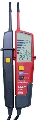 UNI-T UT18D Voltage&Continuity Testers Voltage Meters LED/LCD Display Auto Range Volt Detectors Pen Backlight