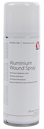 KRUUSE Aluminium Wund Spray (Silberspray für Tiere zur Wundversorgung, antibakterielles Alum