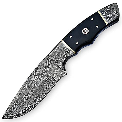 9063 Lame en acier Damas faite à la main personnalisé Lame pour la production de couteaux Lame de un morceau