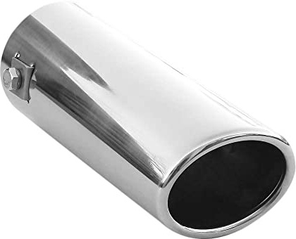 Exhaust Tip Trim Car End Pipe Tail Sport Muffler Stainless Steel Chrome Universal