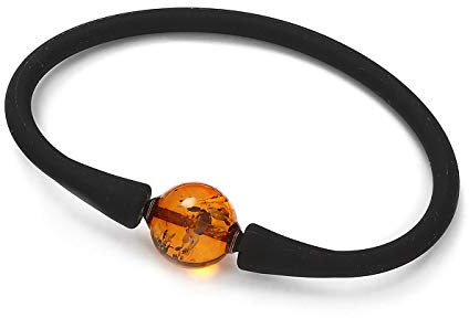 Cocoonme – Pulsera para hombre flexible ámbar