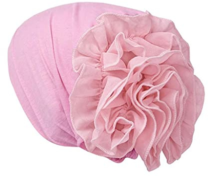 Zhiyao Damen Mütze Winter Frauen Muslim Chiffon Hijab Kopftuch Beanie mit Blume Muslimischen Warme Wintermütze Herbst Chemo Hut
