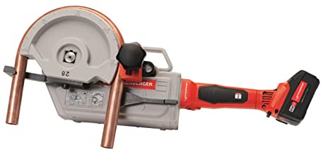 ROTHENBERGER ROBEND 4000 E Rohrbiegemaschinen, EU, 4Ah Li-Power Akku, 15mm-18mm-22mm-28mm Arbeitsbereich Durchmesser | 1000003392 | Maschine zum Biegen von Rohren