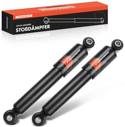 Frankberg 2x Amortisseur à gaz Arrière Gauche Droite 298mm Pression de gaz Compatible avec 106 II 1A 1C 106 I 1A 1C Saxo S0 S1 AX ZA- 106 Van 1S Remplacer# 42051, 42043