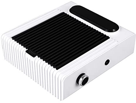 Layhou Nagel Staubsauger Professionelle mit Filter,80W Professionelle Staubabsaugung Nagelstudio & Zuhause,Geschwindigkeit Einstellbare,Leiser Nagelstaubsauger,Weiß