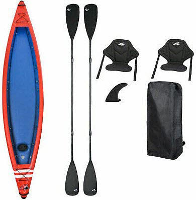 F2 KAJAK 2 Personen Kanu Zweierkajak Paddelboot 2P aufblasbar 425cm