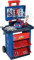 Smoby 7600360214 Trolley Spidey Banco de Trabajo con Ruedas y Herramientas para Construir Coche de Spidey, 2 Cajones Almacenaje, Juguetes Niños Niñas, A partir de 3 años