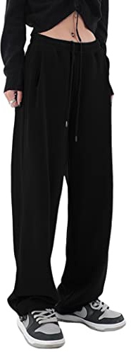 Kiench Teenager Mädchen Jogginghose Baggy Sweathose Baumwolle mit Taschen