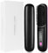 LOPHE Glättbürste Kabellos,Tragbare Mini Glätteisen Haarglättungsbürste mit LED-Bildschirm 3-Stufen Temperatur Wiederaufladbar Straightener Brush für Haar und Das Styling Von Bart,Schwarz