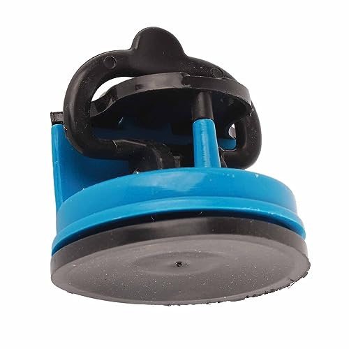 Affilacoltelli con Ventosa, Mini Affilacoltelli in Acciaio al Tungsteno con Ventosa Pietra Per Affilare Coltelli Tascabili Piccola Per La Maggior Parte dei Tipi di Lame(Blu)