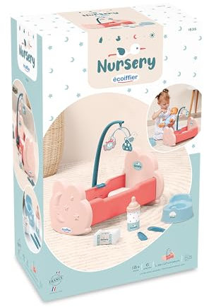 Ecoiffier - 1835 - Lit pour Enfants - avec Ses Accessoires - Dès 18 Mois - Jouet d'imitation - pour Faire Dodo ou Border bébé comme Les Parents - comme Un Grand - en Plastique résistant