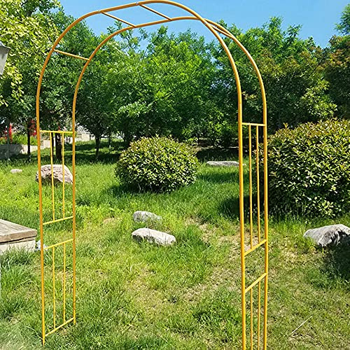 Pavillon rond en métal pour plantes grimpantes - 260 x 240 cm - Décoration de mariage - Treillis extérieur élégant pour décoration