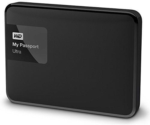 WD My Passport Ultra WDBGPU0010BBK-NESN - Disco Duro Externo portátil (1 TB, USB 3.0), Negro