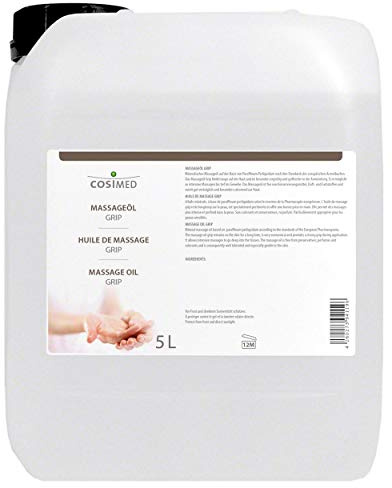 cosiMed Massageöl Grip, Wellness Massage Öl, Physiotherapie, 5 l