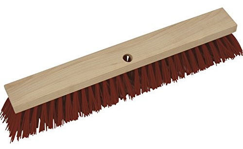 Straßenbesen 40 cm mit Stielloch | Kunststoffborsten | ohne Stiel