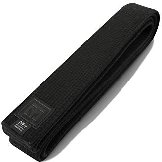MOOTO Korea Taekwondo DO Black Belt Width 5cm Double Wrap Martial Arts TKD Judo Karate (Length 320cm(10.49ft))