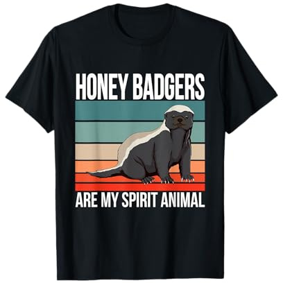 Tasso di miele Spirito Animale Ratel Maglietta