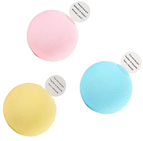 3 Stück Katzenspielzeug Ball Interaktives Katzenspielzeug Haustier Spielbälle Kauspielzeug mit Vogel Sound Cricket Sound Frosch Sound