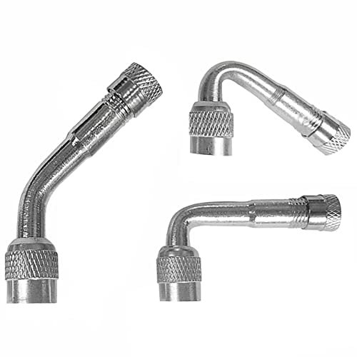 Autoreifen Ventil verlängerungen, Asudaro 3 Stück 45° 90° 135° Auto Ventil Verlängerung Extender Kit Kupfer Professionelle Reifenventilverlängerung Universal für Auto Motorrad Fahrrad Scooter Splitter