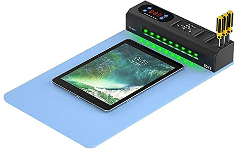Almohadilla de Calefacción CPB, Dispositivo de Separación de Vidrio de Pantalla Táctil LCD, Reparación de Pantalla de Eliminación de Lente de Calentamiento Rápido Placa (Enchufe