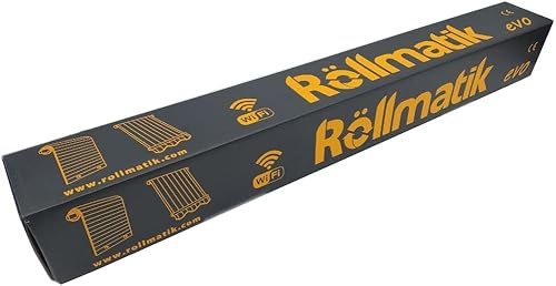 Rollmatik | Motore per Tapparelle Elettriche Portata 100Kg 50Nm con Telecomando, Wi-Fi, Alexa, Google, IFTT, App Connector Funzione Timer. Certificato IP44