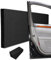 Jissta 4 X Garagen Wandschutz 40 x 20 x 2 cm, Selbstklebender Kantenschutz Schaumstoff Garage, Garagen Wandschutz Türkantenschutz für Garagenwand, Autotüren, Carport (Schwarz)
