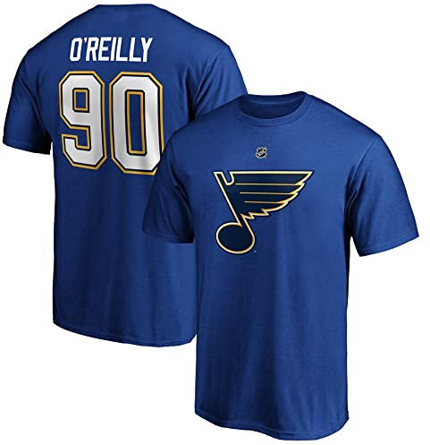 Pullover Unisex Hockey Kleidung T-Shirt Männer Sport NHL Blues No.90 Outdoor Casual Kurzarm Bequemes Sweatshirt,XL