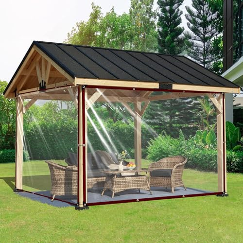 Transparente Plane - mit ösen 2x3m,Plane wasserdicht transparente,Abdeckplane gartenmöbel,Wetterfeste Abdeckplane wasserdicht für Außenbereich Pflanzen Gewächshaus Pet Hutch Dach